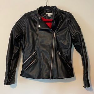 H&M faux leather jacket